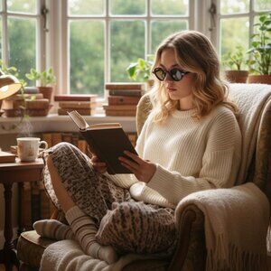 NEW OXFORD ORB Round Iconic Smart Trendy Glam Designer Style Sunglasses - Black